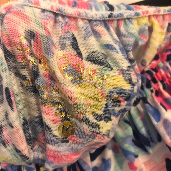 Lilly Pulitzer Off Shoulder Shirt - Picture 4 of 4